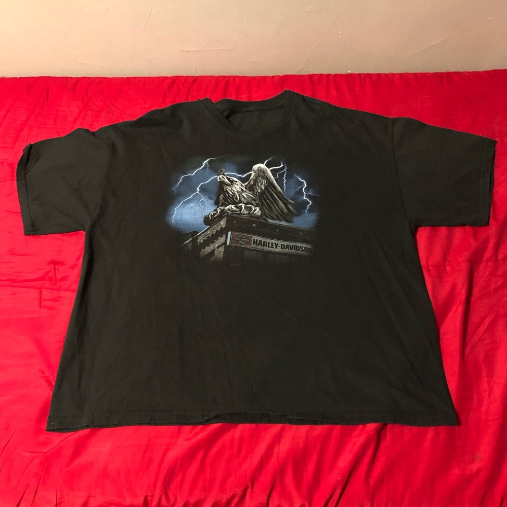 Harley Davidson Gary Bang Atascadero California Shirt Black XXL